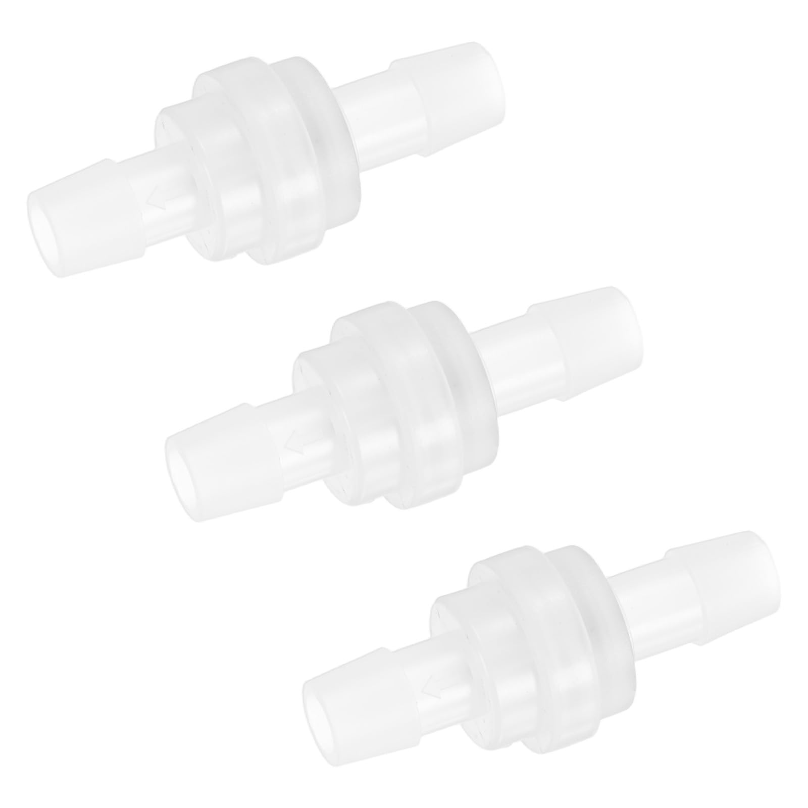 

M METERXITY 3 Pack One Way Check Valve 3/8 Barb Hose Non-Return Plastic Pressure