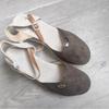 A New Style of Large-sized Women's Shoes with A One-shoulder Wedge Heel and A Fashionable Flip-top