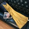 032 Women's Plus Size Elegant French A-Line Satin Dress