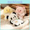 Cute Elephants Frogs Animals Plush Bag Pendant With Short Plush Material For Gift And Decoration