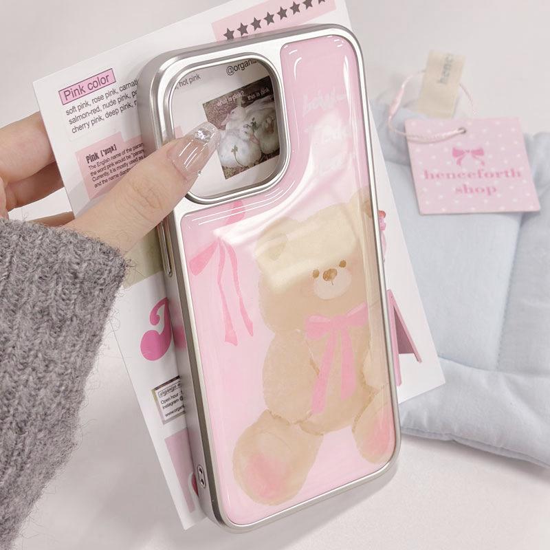 Zhitai Electroplated Silver Edge Drip Glue Case for iPhone 14 Pro, 13 Pro Max, and Huawei P70