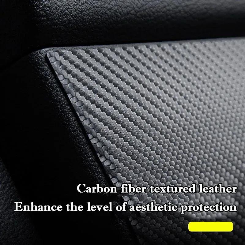 Voor Toyota C-HR CHR 2018 - 2024 Auto Deur Anti-Stoot Pad Koolstofvezel Deuren Beschermende Sticker Auto Interieur Modificatie