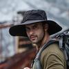 

Men Sun Protection Bucket Hat Large Brim for Fishing Outdoor Hiking Summer Sun Cap чёрный