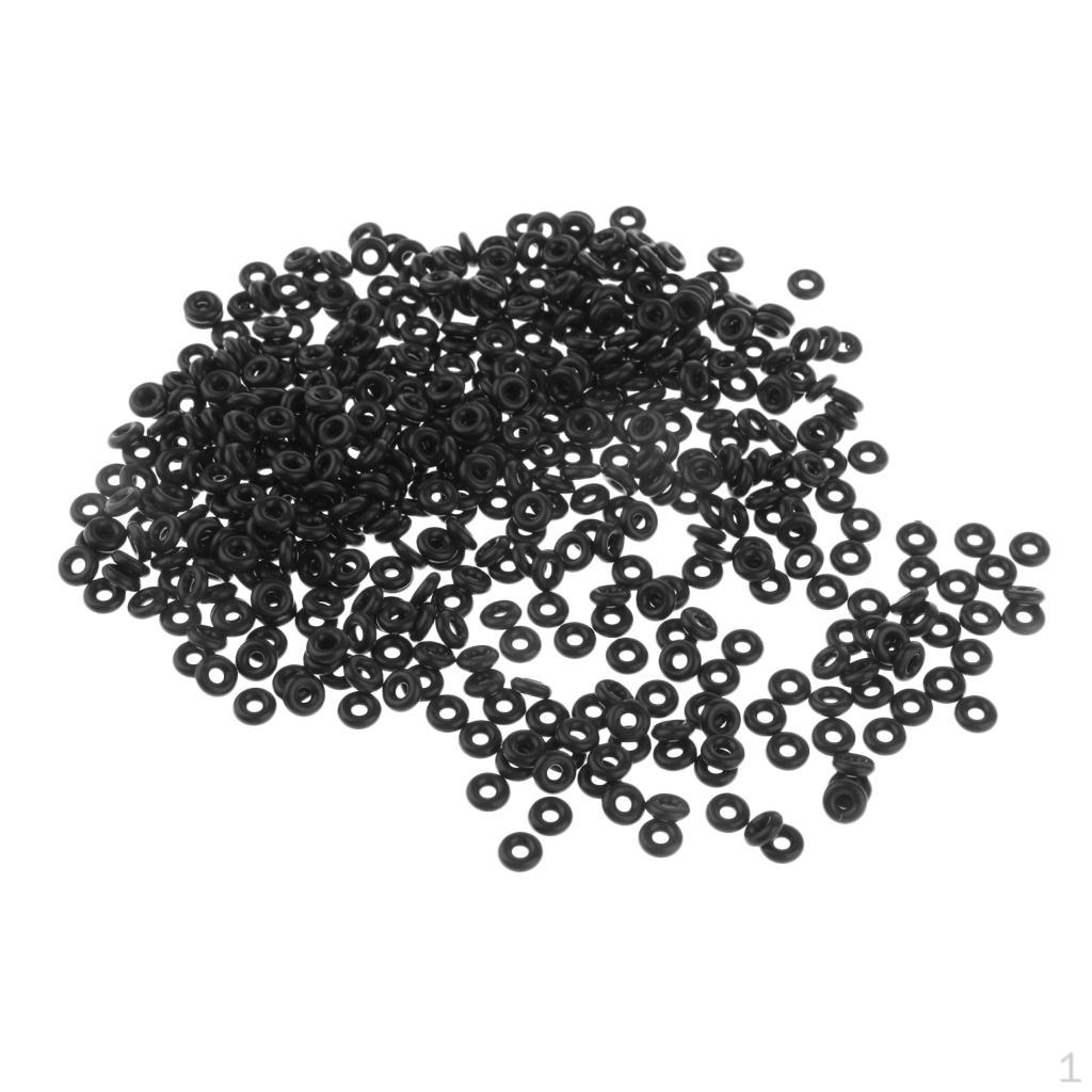 500pcs O Rings Round Rig Rubber Carp Fishing Tackle