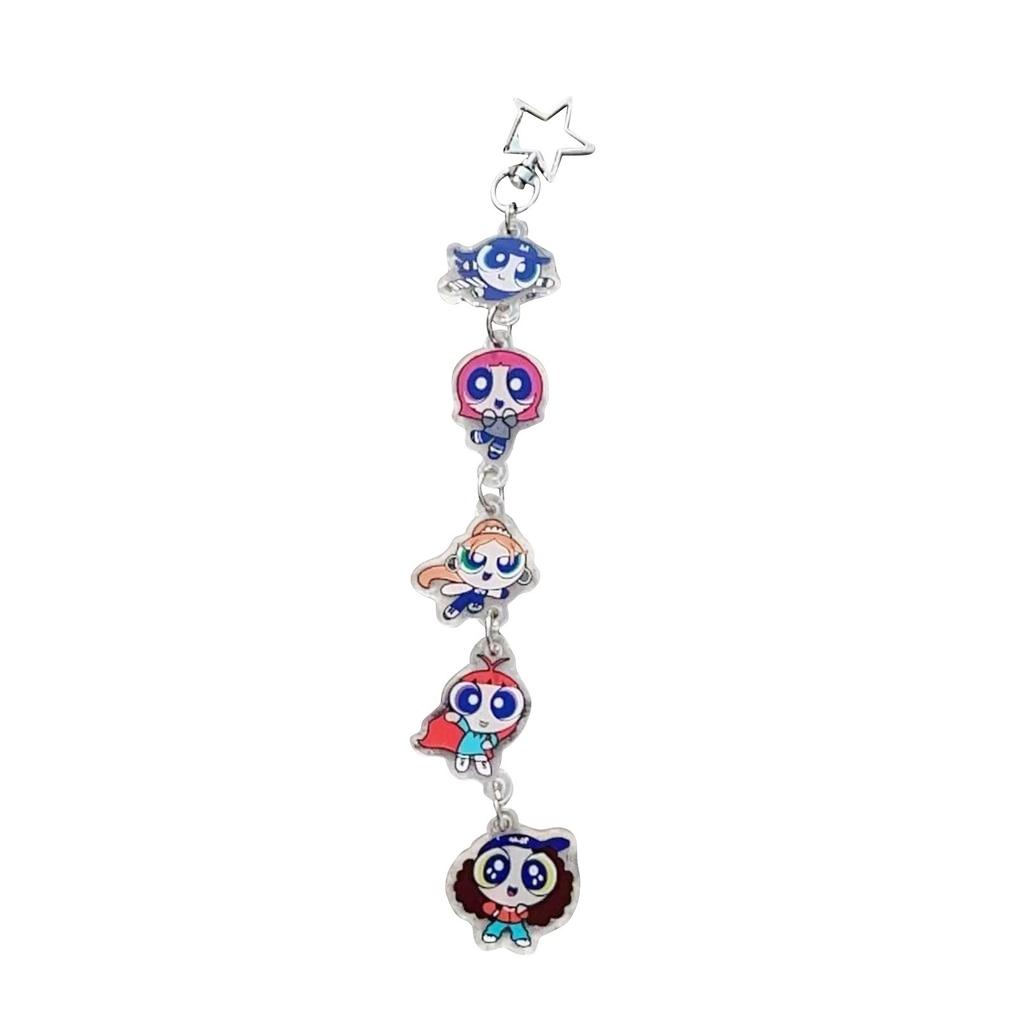 2d Acrylic Compass Support Stick Rocking Music Keychain Pendant Accessory