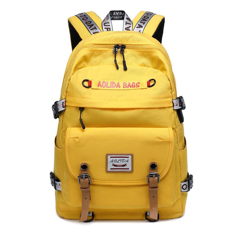 Large Capacity College Bags School Backpack For Girls High School Bookbags With USB Charging Port Lady Women Travel Backpacks
