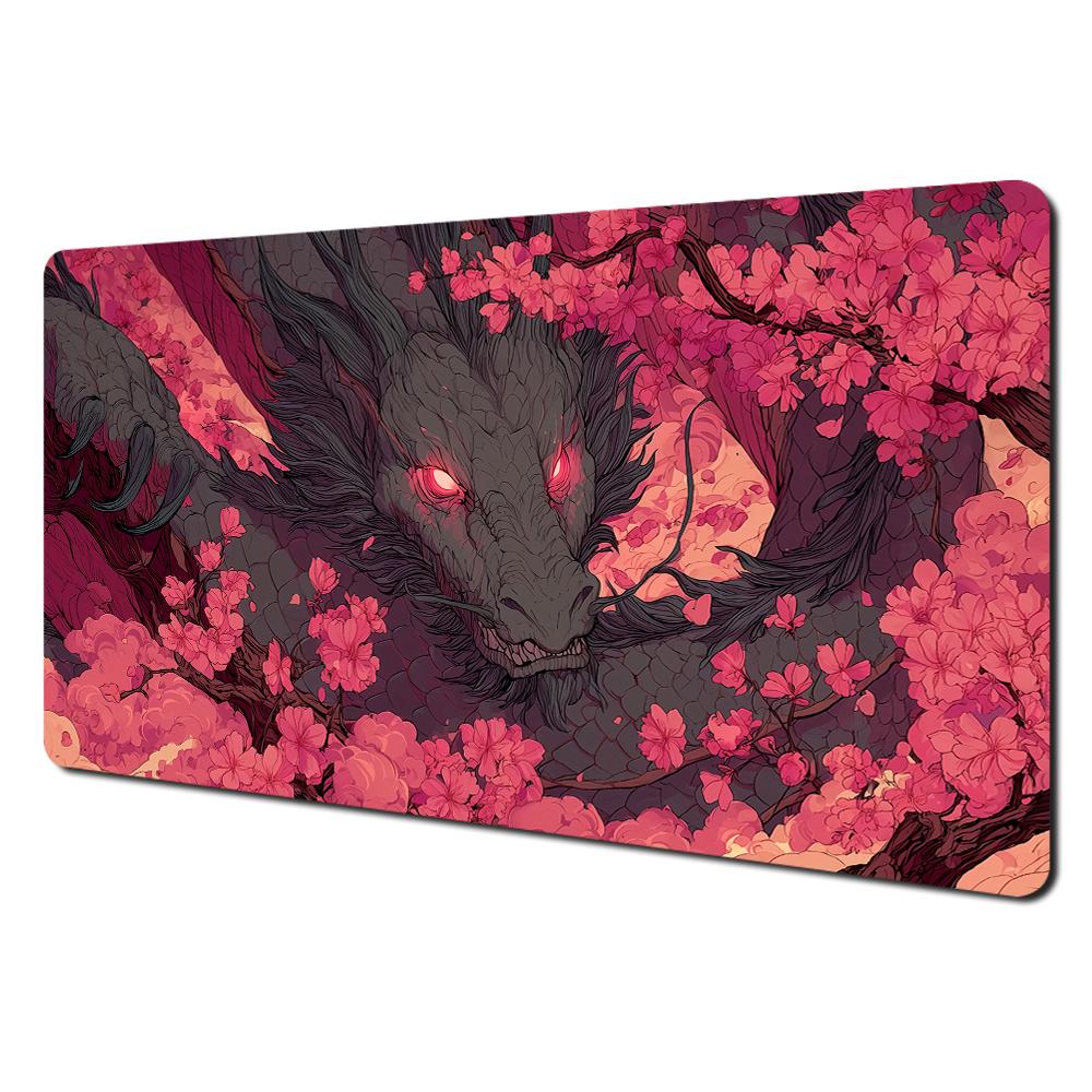 Fantasy Universe Starry Dragon gaming Mouse Pad Desk Mat Stitched Edge Durable NonSlip Gaming pad office rug Computer mousepads