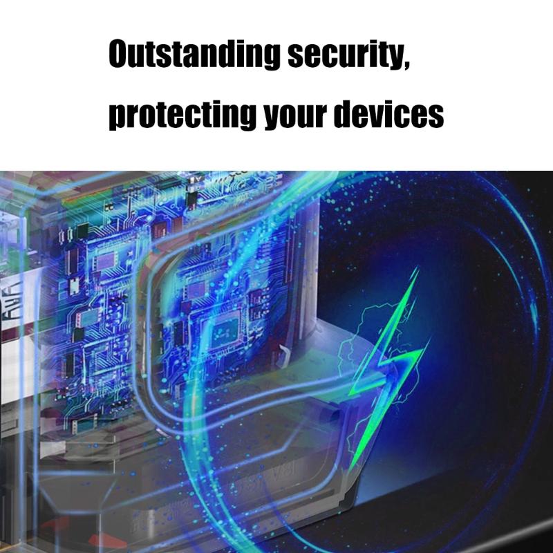 Lightweight 220W Power Inverter with LED Work Light Easy Carry  Power Stations Emergency Backups  Power for 18V Battery