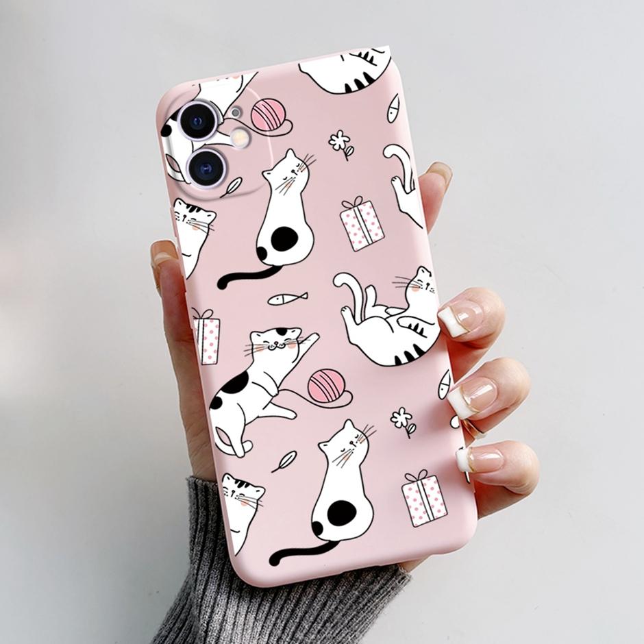Cartoon Case For iPhone 12 Mini Mobilie Phone Soft Silicone Protective Covers For iPhone 12Mini Shockproof Fashion item Housings