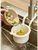 Hanging Sink Drainage Basket Kitchen Accessories Sink Separation Food Scraps Filter Basket Fruit Cleaning Filter Basket