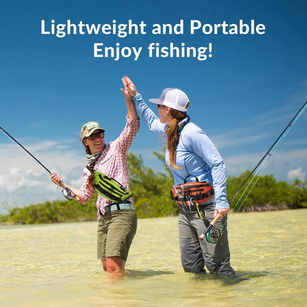 THKFISH Fishing Tackle Waterproof Waist Unisex Portable Fishing Sling Bag for Outdoor Fly Fishing Bag, Bag,
