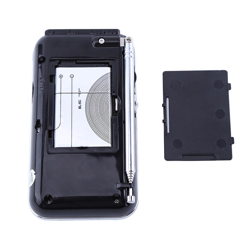 Mini Portable LCD Digital AMFM Radio Stereo o Speaker Music Player USB Micro SD TF Card