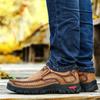Large Size Men's Genuine Leather Shoes Slip On Shoes 39-48