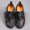 2026 Men's Closed-Toe Non-Slip Outdoor Sandals: Wear-Resistant, Casual, Sports-Ready, Hollowed-Out Design