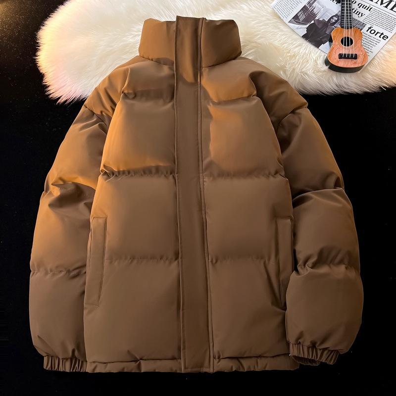 

Basic cotton-padded clothes Men s jackets Winter thickened warm cotton-padded jackets Bread clothes Winter cotton-padded clothes 3XL
