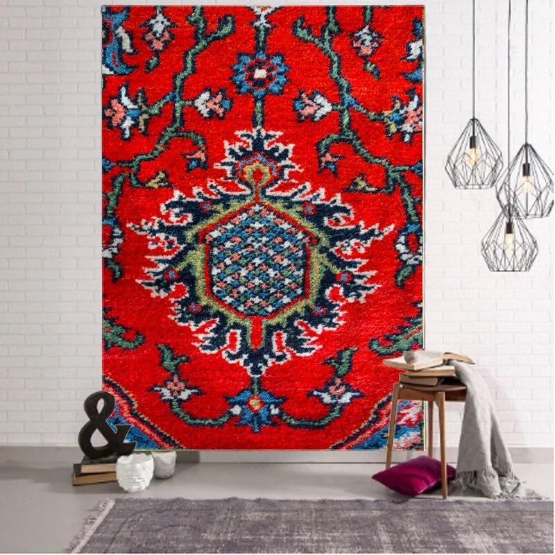 Персидский абстрактный декоративный гобелен с узором мандалы — фото 10