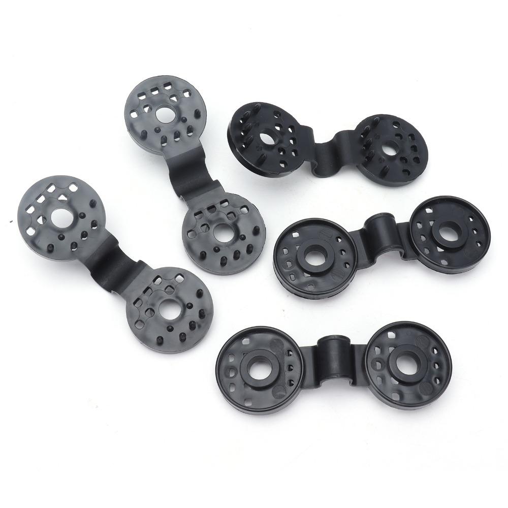 20Pcs Black Plastic Shade Net Clips Garden plant trellis net installation
