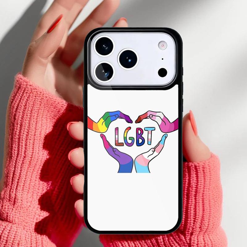 LGBT Gay Pride Lesbian Phone Case for iPhone 17 16 15 14 13 Pro Max Back Cover for 12 11 Pro Coque
