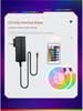 Tuya WiFi Smart 5050 RGB Light Strip Kit with 24-Key Remote & 2835 Seven-Color Ambient Lighting