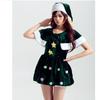 New Green Elf Christmas Costume Green Christmas Costume Temptation Night Stage Costume
