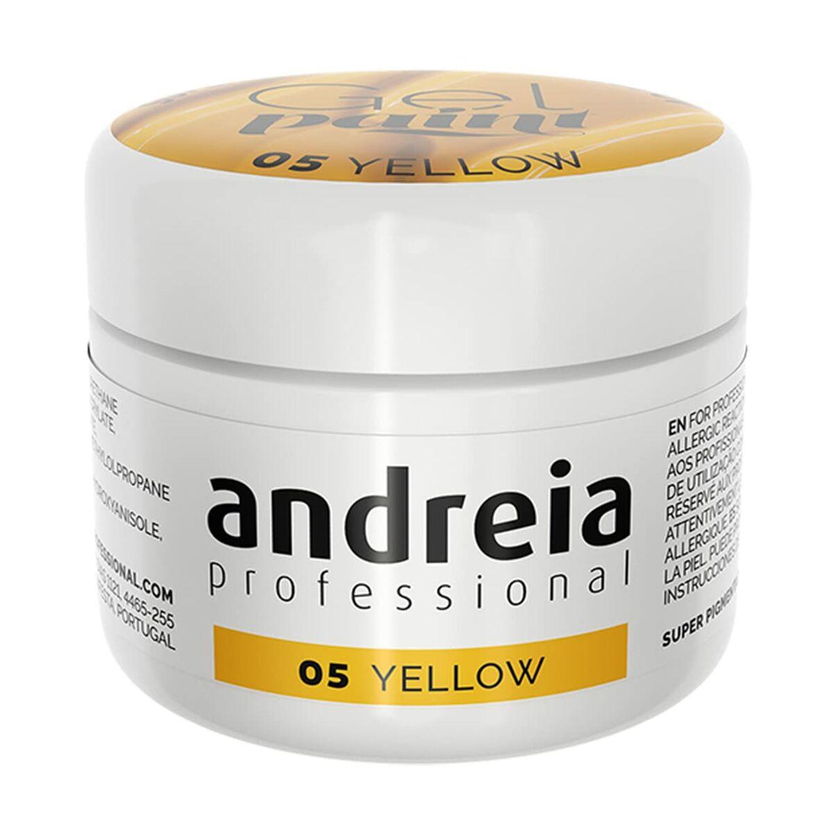 

Andreia Gel Paint Gel Nail Polish 4 Ml Yellow No. 05 TU прозрачный