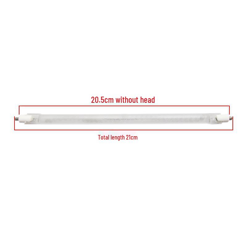 Frosted Halogen Heating Element Tube - 400W Electric Heater Accessory for Fire Pits