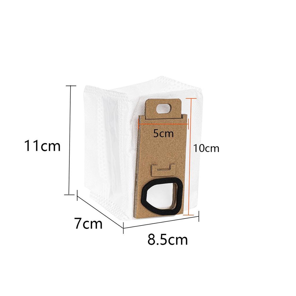 2 Pcs For Xiaomi Roborock H7 H6 Vacuum Cleaner Non-woven Fabric Dust Bag Professional Accessories Parts