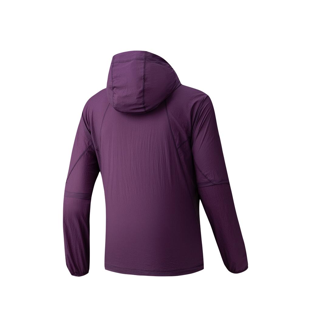 Anta Outdoors Lightweight Woven Sports Hoodie Jacket Summer 2026 Unisex Jacket Purple-Sand 972626603-2