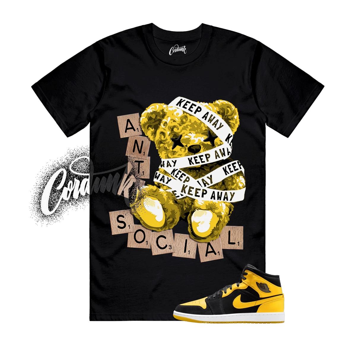 1 New Love Black Varsity Maize Yellow White 2025 T Shirt Match Match ANTI 3XL
