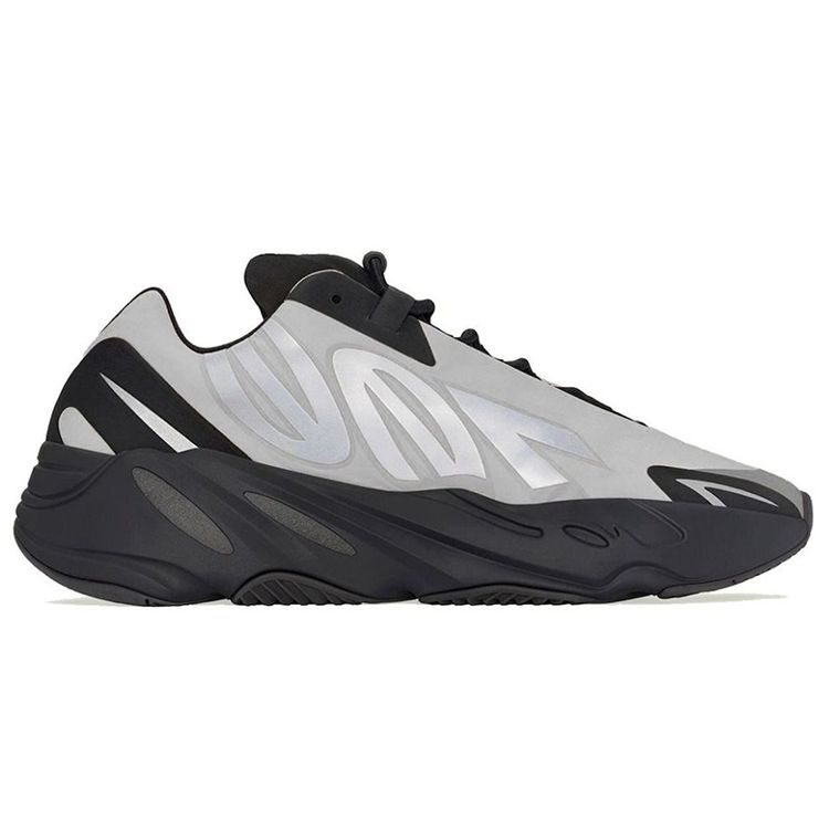 adidas Mens Yeezy Boost 700 MNVN Metallic Unisex Sneakers Silver GW9524