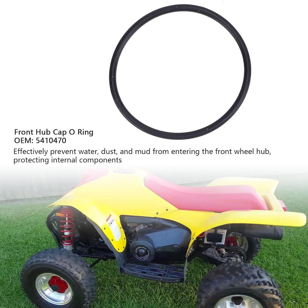 Front Hub Cap O Ring Replacement 5410470 Polaris 1990-2003, Rubber Wear, Fits Scrambler 500, Sportsman 6x6, with Excellent Dust