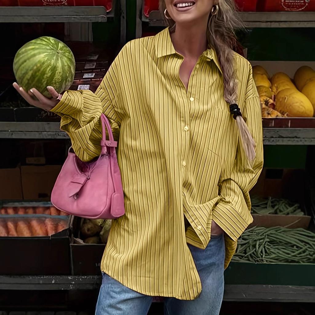 Women's Casual Elegant Striped Top