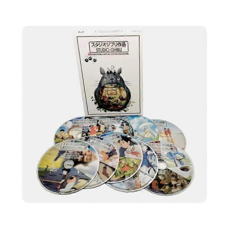 Studio Ghibli Film Collection 9DVD Englische Version 25 Filme Box-Set Film Alle Regionen