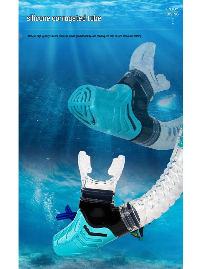 Unisex Adult Full Dry Snorkel - Professional Diving Gear