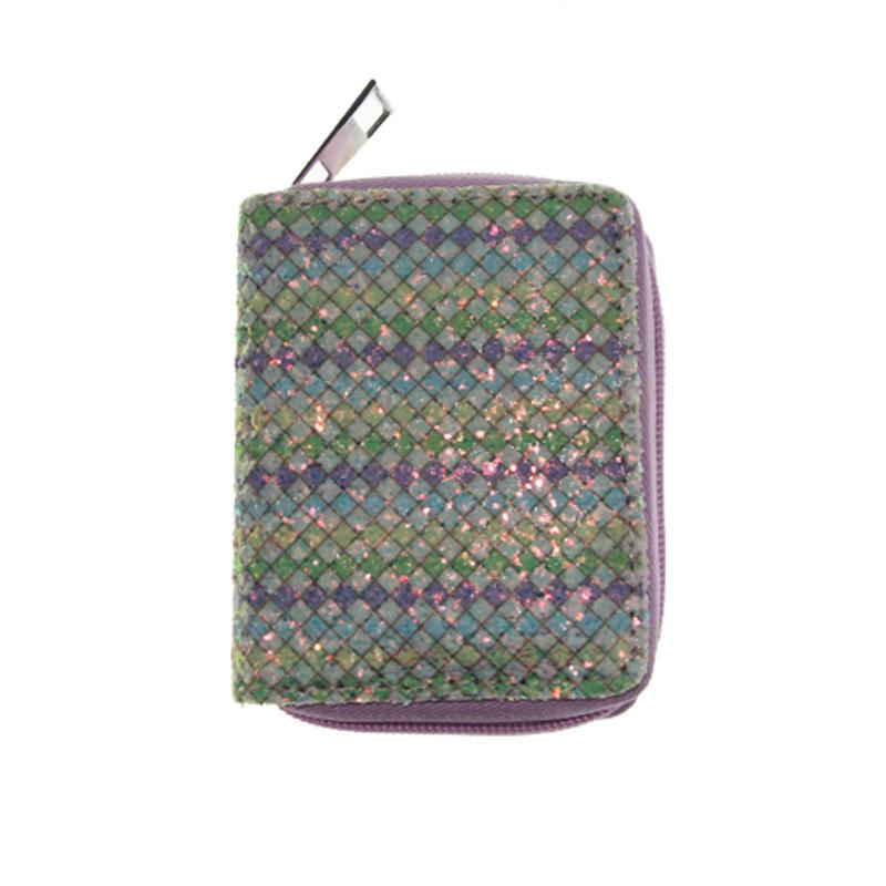 

Новый красочный клетчатый короткий кошелек на молнии, прямые продажи кошельков.