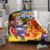 1pc Tom and Jerry Flannel Blanket Soft Warm Throw for Home, Office, Travel, All-Season Cozy Bedding Gift L1470
