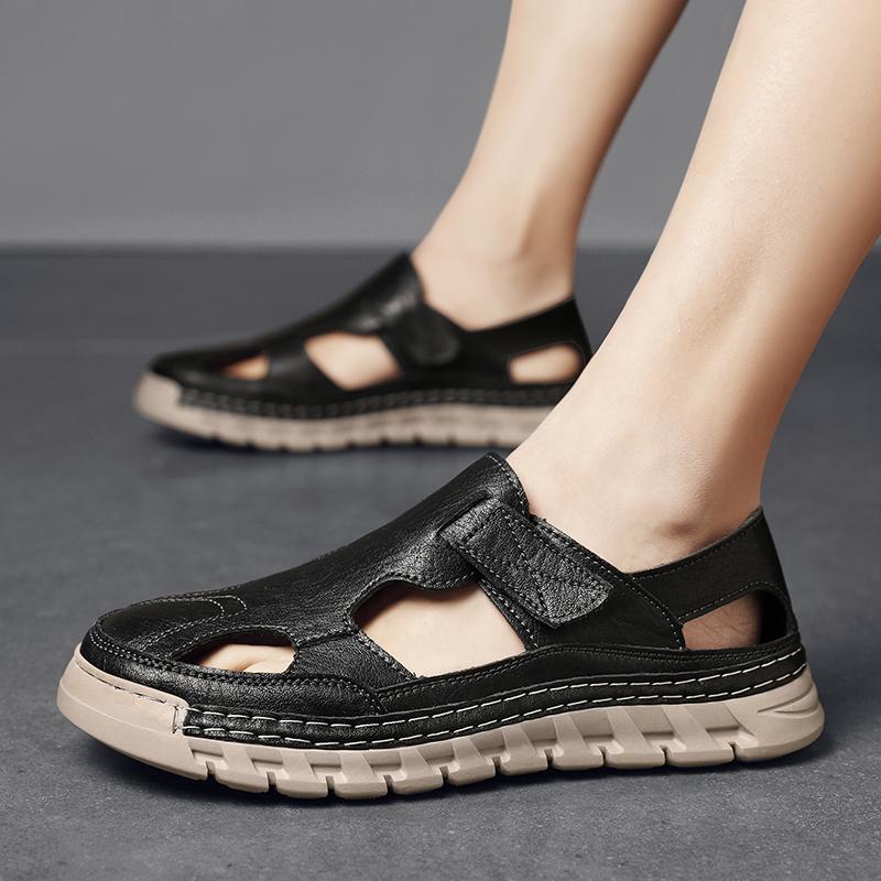 Mode 2025 Nouvelles Sandales d'Été pour Homme Antidérapantes Séchage Rapide Chaussures de Plage Respirantes Chaussures d'Eau d'Extérieur Sandales de Pêche pour Homme Taille 39-47