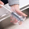 Long Handle Silicone Glass Cleaning Brush Silicone Cup Brush