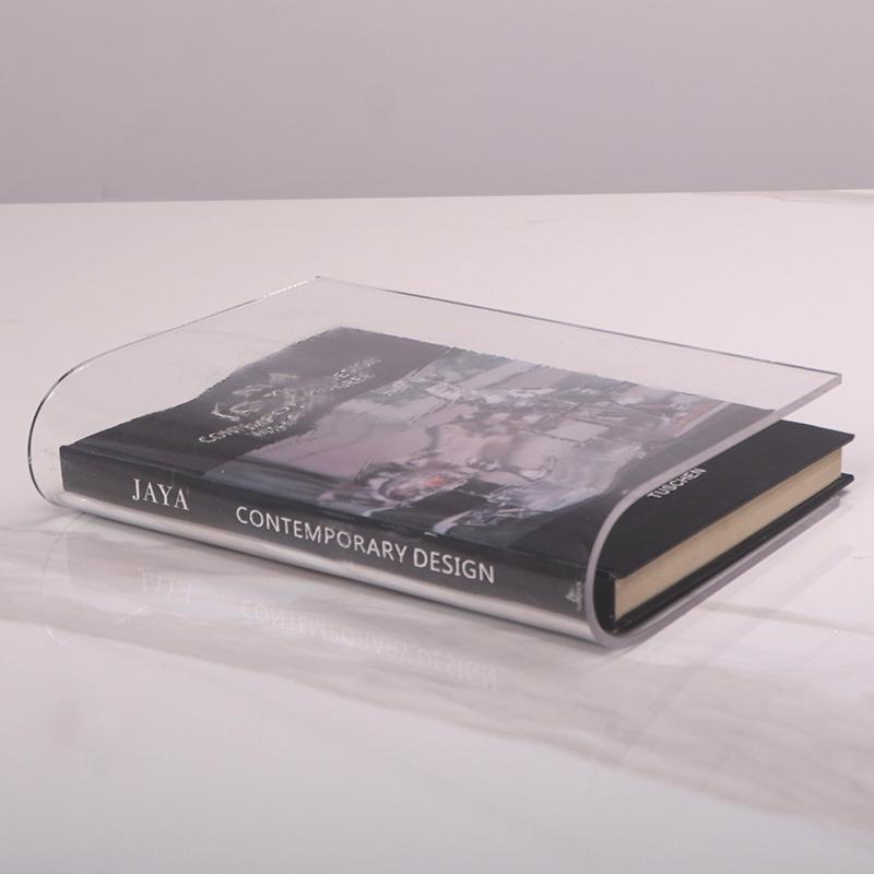 Nordic Style High-end Model Room Study Room Art Decoration Book Decoration Acrylic Vertical Book Cover Decoration Combination