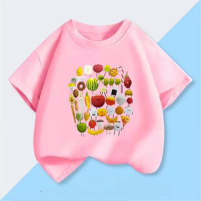Summer Secret Staycation Secret Stay Printing Children's Short-sleeved T-shirts New In Half-sleeved Boys and Girls T-shirts