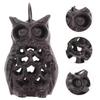 Cast Iron Owl Holders Antique Table Decors Stable Base Hanging Tealight Stand for Centerpieces Top Sale
