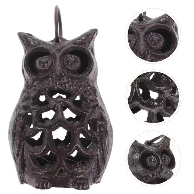 Cast Iron Owl Holders Antique Table Decors Stable Base Hanging Tealight Stand for Centerpieces Top Sale