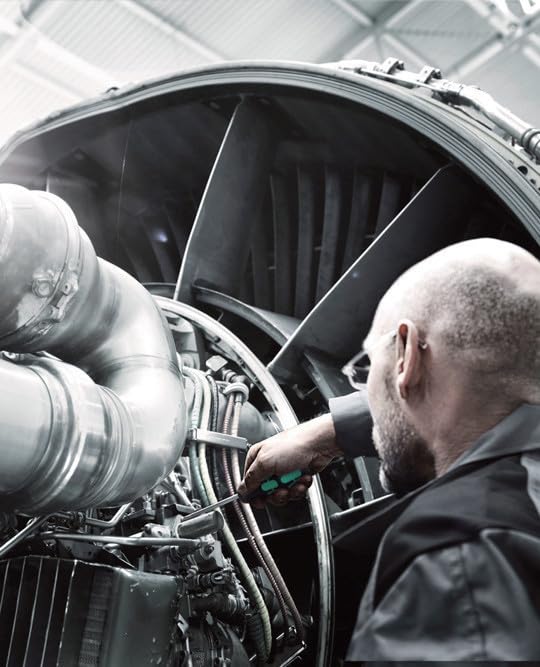 WERA Kraftform Plus Handle Flathead Pozidriv Screwdriver Set with 105656 6-Piece Rack,