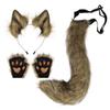 Halloween Prom Plush Cute Beast Ears Headband Fox Tail Gloves Cat Ears Set Cosplay Accessories