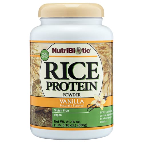 

NutriBiotic, Raw Rice Protein, Vanilla, 1 lb 5 oz (600 g)