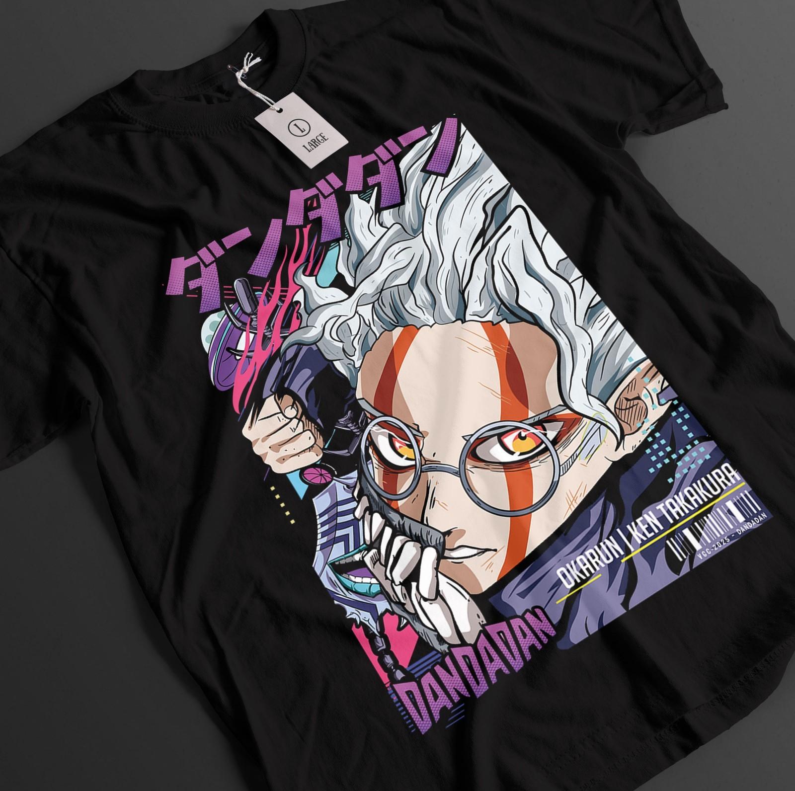 

Dandadan T-Shirt Mens Womens Tees Top Okarun Shirt Momo Seiko Ayase Top Aira Turbo Granny Unisex Tee 2XL