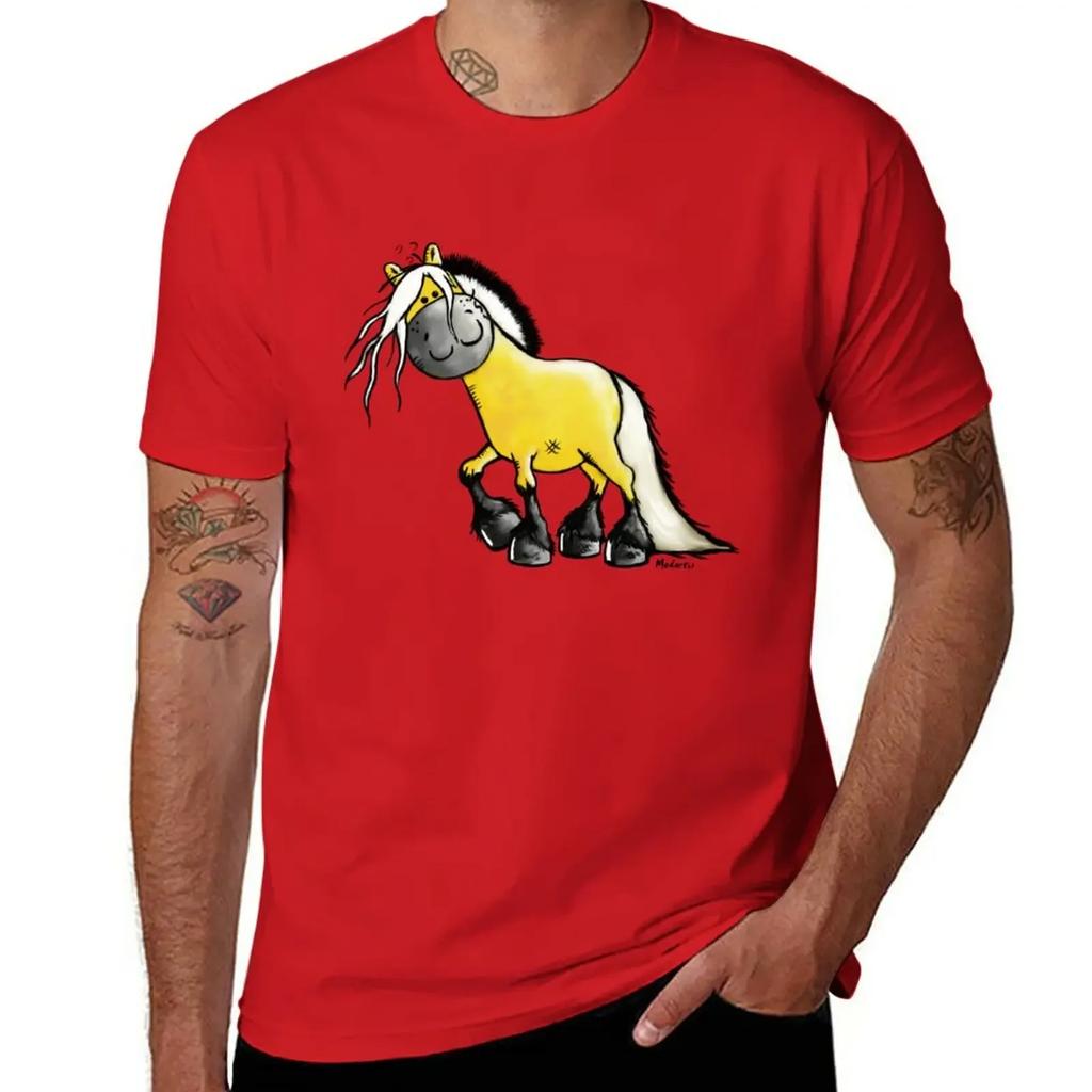 Norwegian Fjord Horse T-Shirt summer clothes blacks men t shirt