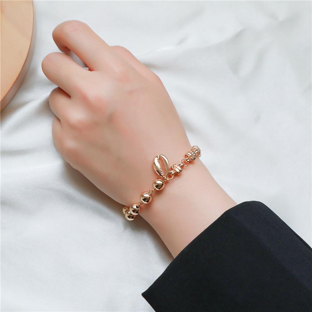 JYL TS Bracelet Women s  Asymmetric Shell Pendant Boosts Uniqueness & Charm ZJ4046 zomp