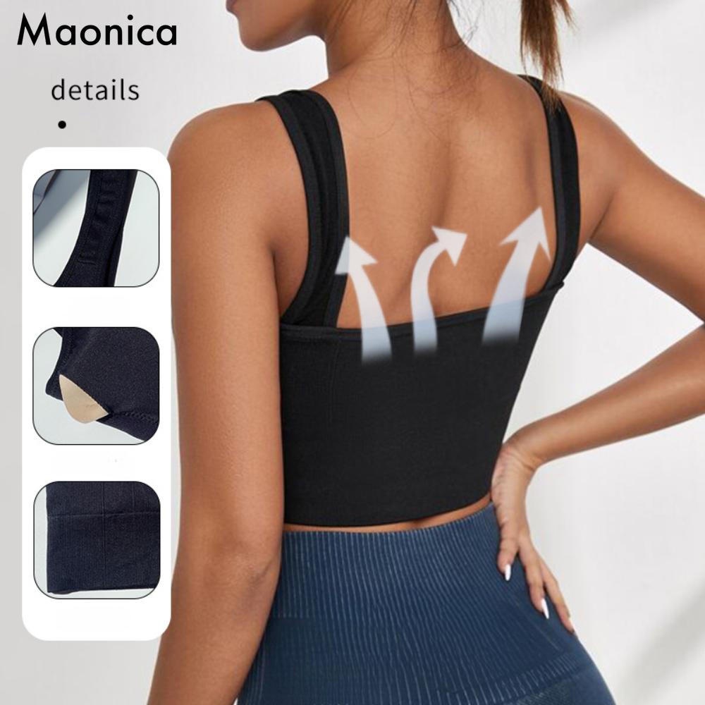 Tanktops mit breiten Schultern für Damen, nahtloser Sport-BH, Yoga-BH, bügellose Unterwäsche