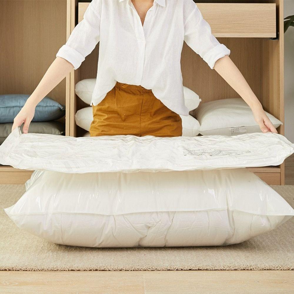 

Сумка для хранения хлопкового одеяла, вакуумная сумка для хранения, дорожная сумка большой емкости, вакуумные пакеты 60X45CM